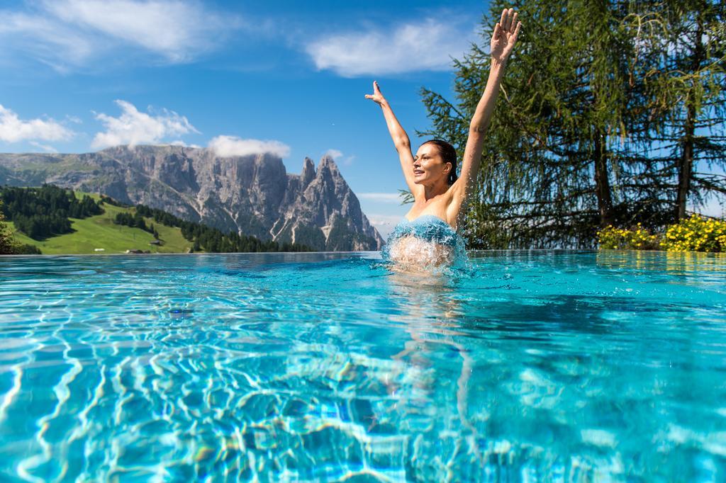 Hotel Rosa Eco Alpine Spa Alpe Di Siusi Exterior foto
